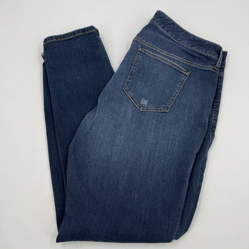 Womens Torrid Premium Size 16R Sky High Skinny Distressed Stretch Jeans